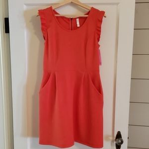 NEW coral dress